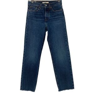Levis Big E Wedgie Straight Leg Jeans Size 25